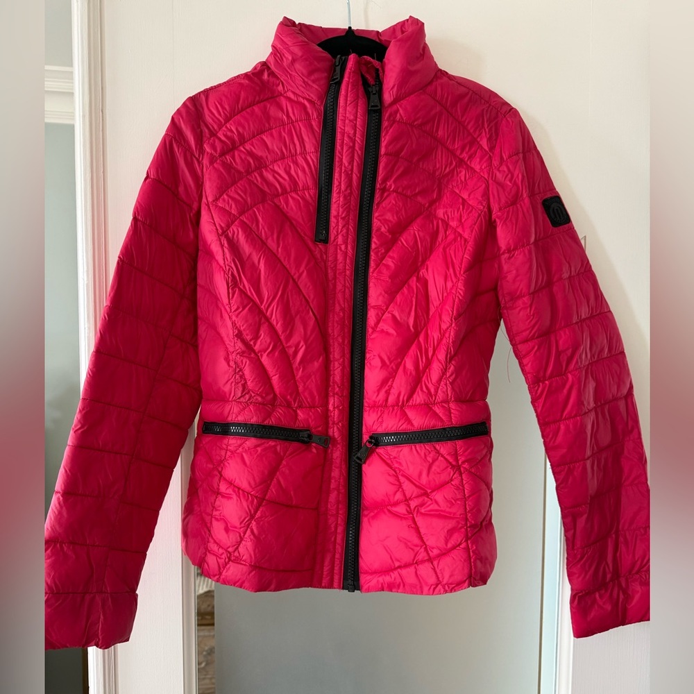 Bernardo Red Quilted Jacket
